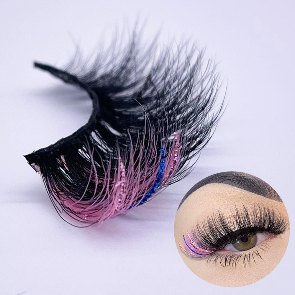 Colored Paired Lashes